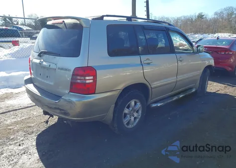 2001 Toyota Highlander V6 из США, поврежденный, VIN JTEHF21A510013277